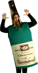 Unbranded Fancy Dress - Adult Champagne Bottle Costume