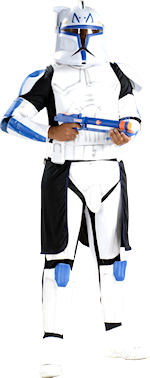 Unbranded Fancy Dress - Adult Clone Wars Deluxe Clonetrooper Leader `ex`