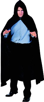 Unbranded Fancy Dress - Adult Deluxe 63 Gothic Crushed Velvet Cloak