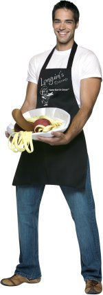 Unbranded Fancy Dress - Adult Longuini and Meatballs Chef Costume