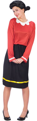 Unbranded Fancy Dress - Adult Olive Oyl Costume Small/Medium