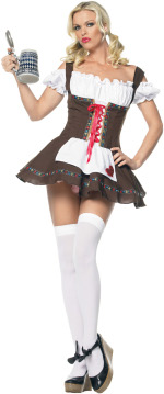 Unbranded Fancy Dress - Adult Sexy German Beer Girl Peasant Costume