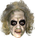 Unbranded Fancy Dress - Beetlejuice 3/4 Vinyl Mask with Hair