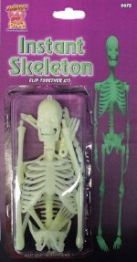 Unbranded Fancy Dress - Glow-In-Dark Instant Skeleton