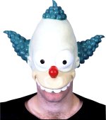 Unbranded Fancy Dress - Krusty Child Vinyl Half Cap Mask