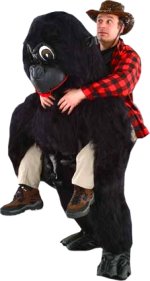 Unbranded Fancy Dress - Luxury Ride On Gorilla Mascot Costume