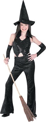 Unbranded Fancy Dress - Teen Sequin Halloween Witch Costume