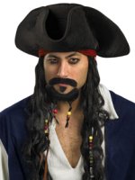 Unbranded Fancy Dress Costumes - Adult Deluxe Buccaneer Hat With Beard