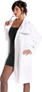 Unbranded Fancy Dress Costumes - Adult Lab Coat Opheilia Cummings