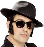 Unbranded Fancy Dress Costumes - Black Felt Adult Male Blues Brothers`Fedora Hat