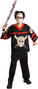 Unbranded Fancy Dress Costumes - Child Jason Hockey Jersey and EVA Mask Medium