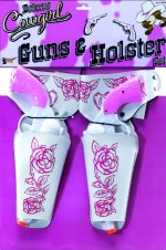 Unbranded Fancy Dress Costumes - Deluxe Gun Slinging Gal Holster Set