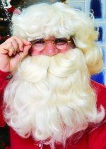 100 synthetic Yak hair Santa wig 