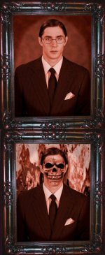 Unbranded Fancy Dress Costumes - Hallowen Haunted Lenticular Picture GENTLEMAN