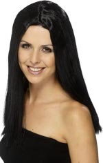 Unbranded Fancy Dress Costumes - Louise Wig BLACK