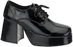 Unbranded Fancy Dress Costumes - Men` Platform Shoes - Black Extra Large