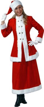 Unbranded Fancy Dress Costumes - Victorian Miss Santa Dress 18 EU 44