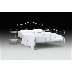 Fantasy 5ft Kingsize Bedstead - Aluminium Finish
