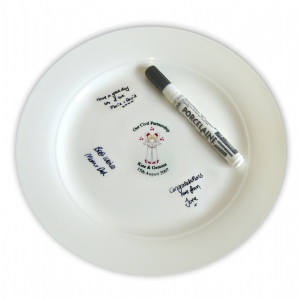 Unbranded Female Civil Partnership Message Plate