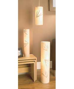 Fern Tubular Lamps and Shade Set