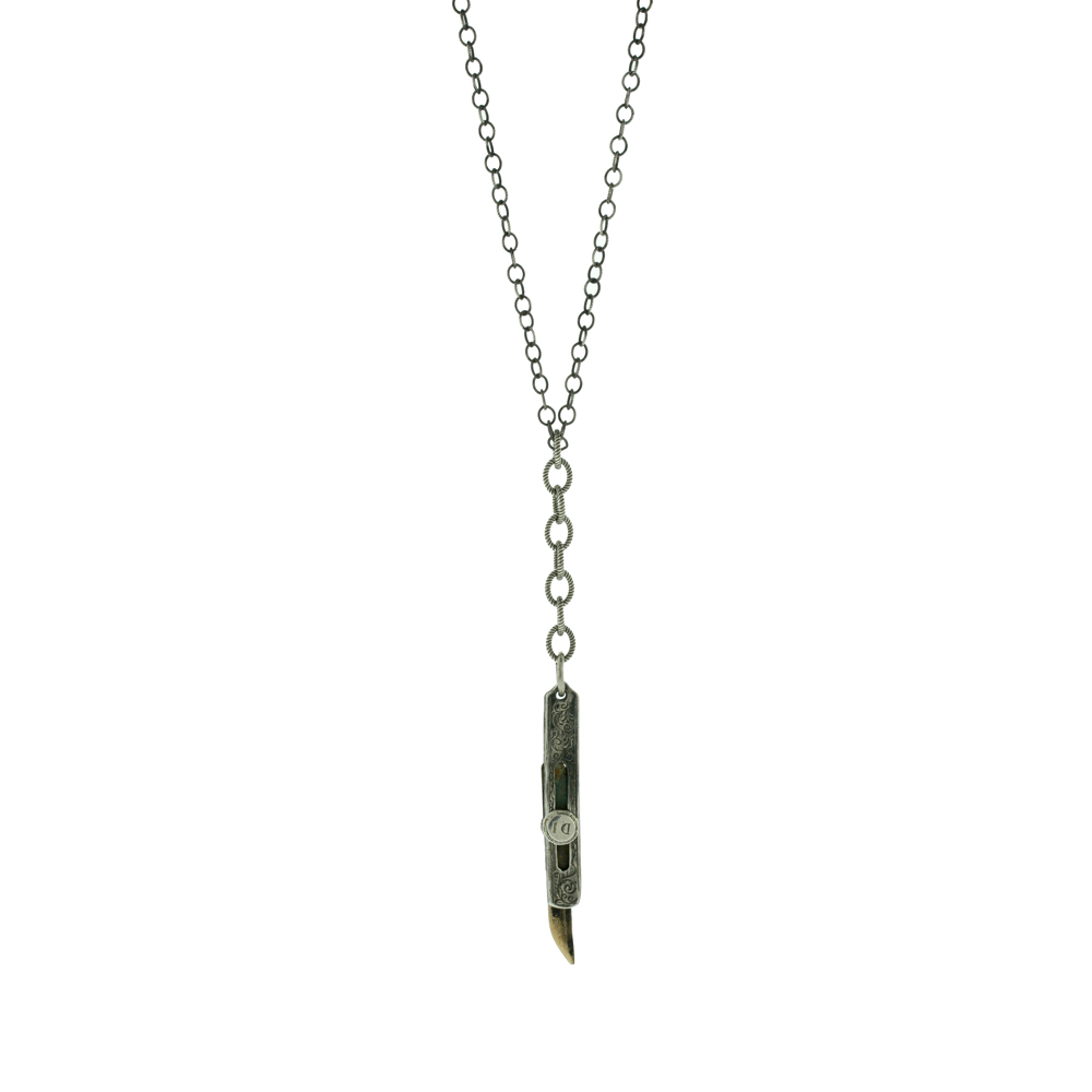 Unbranded Filigreed Knife Necklace