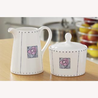 Fine Porcelain Cream and Sugar Set