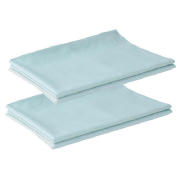 Unbranded Finest Housewife pillowcase twinpack, Eau de nil