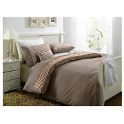 Unbranded Finest Pintuck Kingsize Duvet, Biscuit