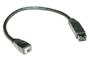 FireWire 800 Adapter  4 Pin FireWire Female to 9