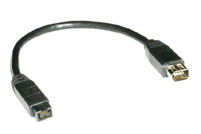 FireWire 800 Adapter  6 Pin FireWire Female to 9