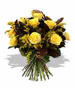 Flowers - A Dozen Yellow Roses