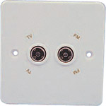 Unbranded Flush Mounting TV/FMDiplexer ( Flush TV/FM