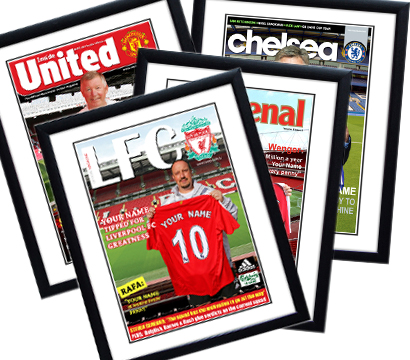 Unbranded Framed Personalised Club Magazine Photo