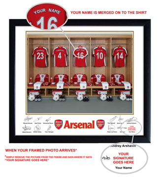 Unbranded Framed Personalised Dressing Room Photo