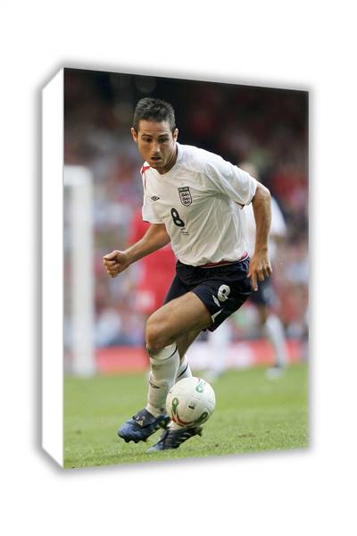 Frank Lampard on the ball during the Fifa World Cup 2006 Qualifying Group Six Match between Wales an