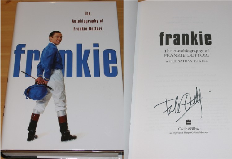 FRANKIE DETTORI SIGNED FRANKIE AUTOBIOGRAPHY