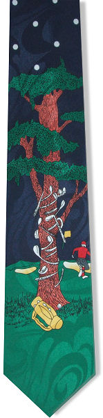 Unbranded Frustrated Golfer Tie