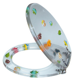 Fun Fish Transparent Toilet Seat