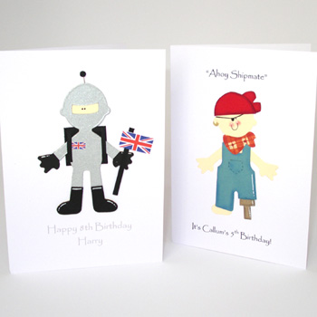 Unbranded Funky Little Boy Birthday Card