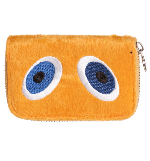 Unbranded Furry Zippy Rainbow Zip Up Wallet