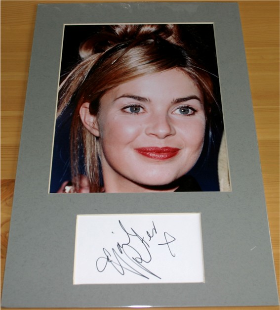 GAIL PORTER SIGNATURE - MOUNTED 15 x 10