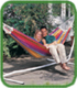 Gala Hammock Stand with Lambada Single - Tropical