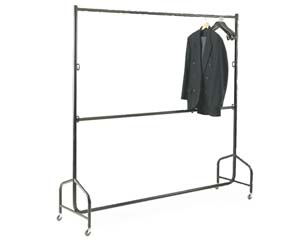 Unbranded Garment rail double bar