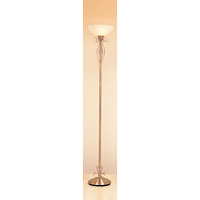 Garsden Scroll Floor Lamp Antique Brass Finish