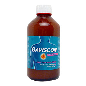 For the treatment of heartburn and indigestion due to gastric reflux