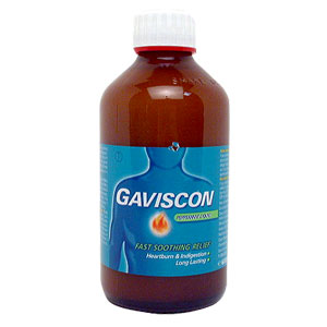 For the treatment of heartburn and indigestion due to gastric reflux