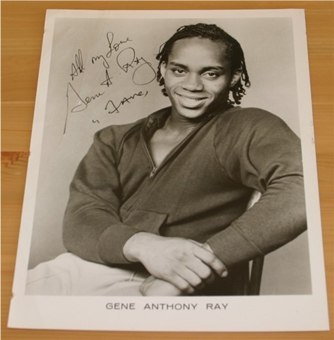 GENE ANTHONY RAY SIGNED FAME b/w 10 x 8 INCH