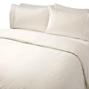 Georgina Duvet Cover- Single- Oyster