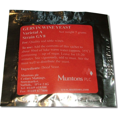 Unbranded GERVIN GV8 WINE YEAST