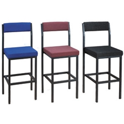 GGI High Stool with Backrest W410xD410xH700mm